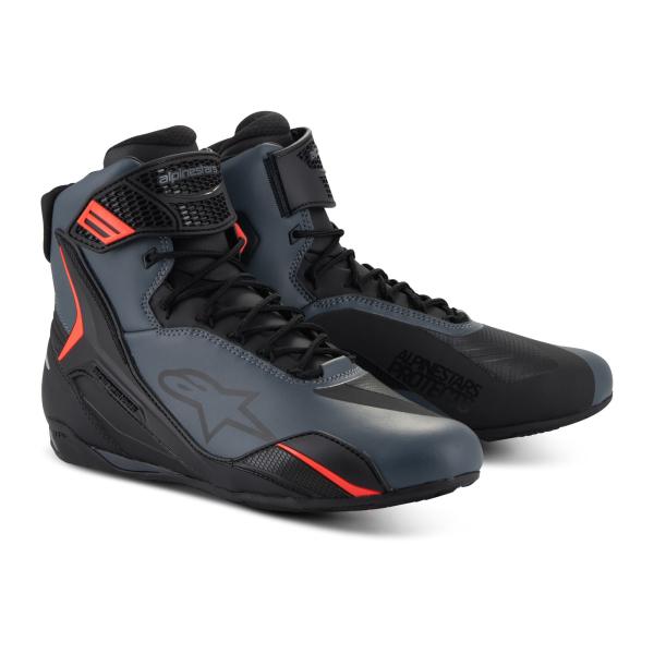 Alpinestars Alpinestars Faster-4 Shoes Black Grey Red Fluo